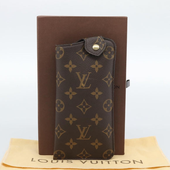 LOUIS VUITTON Monogram Etui Lunet GM Glasses Case LV Auth 184251M
