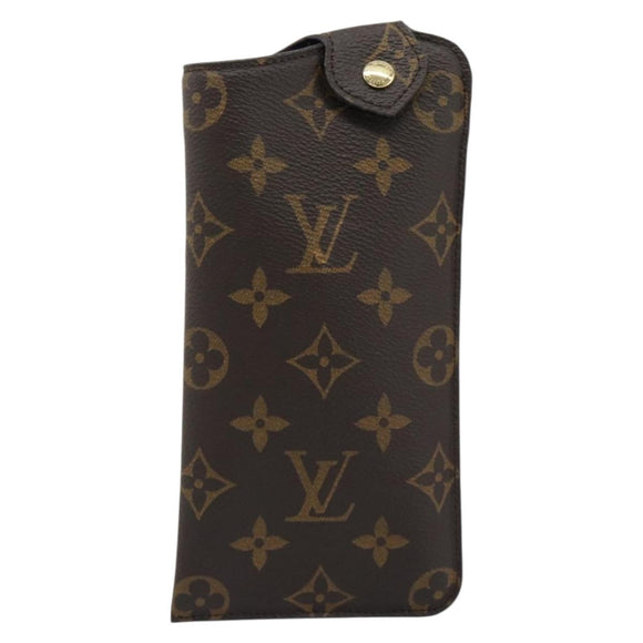 LOUIS VUITTON Monogram Etui Lunet GM Glasses Case LV Auth 184251M