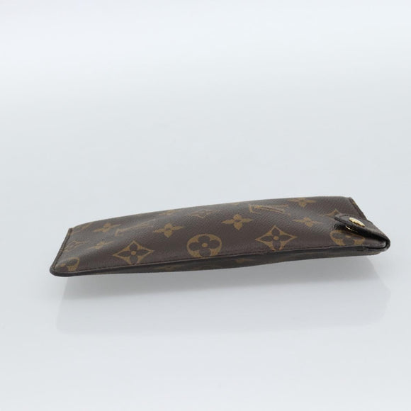 LOUIS VUITTON Monogram Etui Lunet GM Glasses Case LV Auth 184251M