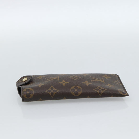 LOUIS VUITTON Monogram Etui Lunet GM Glasses Case LV Auth 184251M