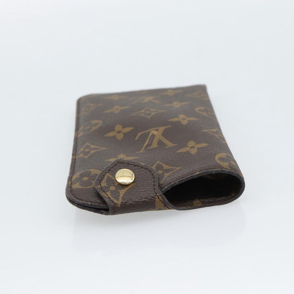 LOUIS VUITTON Monogram Etui Lunet GM Glasses Case LV Auth 184251M