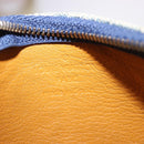 LOUIS VUITTON Monogram Denim Pochette Cles Coin Purse Blue M95343 Auth 184254A-10