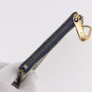 LOUIS VUITTON Monogram Denim Pochette Cles Coin Purse Blue M95343 Auth 184254A-5