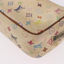 LOUIS VUITTON Monogram Multicolor Trousse Wapity Etui Weiß M58034 Auth 184255-11