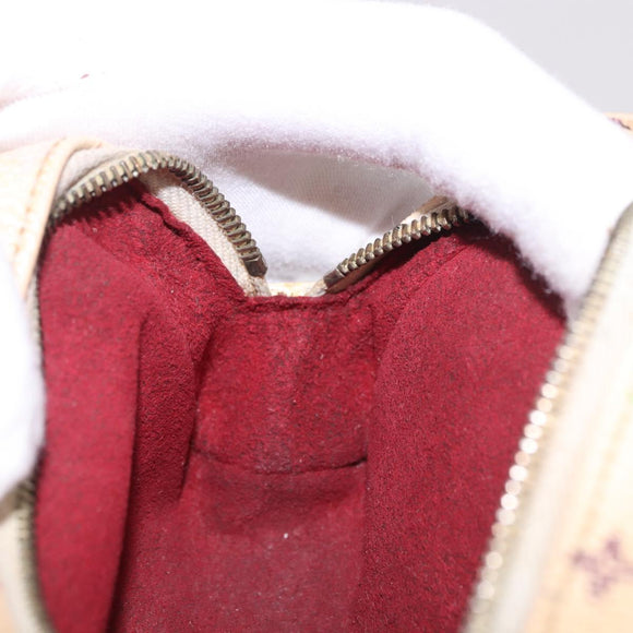LOUIS VUITTON Monogram Multicolor Trousse Wapity Etui Weiß M58034 Auth 184255