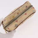 LOUIS VUITTON Monogram Multicolor Trousse Wapity Etui Weiß M58034 Auth 184255-6