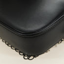 CHANEL Chain Shoulder Bag Sequin Black Silver CC Auth 184258SM-13