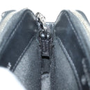 CHANEL Chain Shoulder Bag Sequin Black Silver CC Auth 184258SM-21