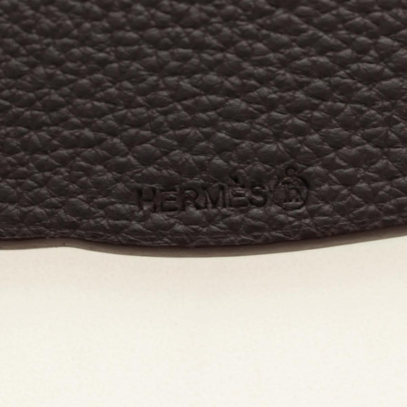 HERMES Petit H Charm Squirrel Charm Leather Green Auth 184259M