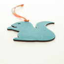 HERMES Petit H Charm Squirrel Charm Leather Green Auth 184259M-11