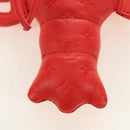 LOUIS VUITTON Monogram Lobster Bag Charm Bag Charm Red M03134 LV Auth 184260SM-2