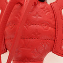 LOUIS VUITTON Monogram Lobster Bag Charm Bag Charm Red M03134 LV Auth 184260SM-4