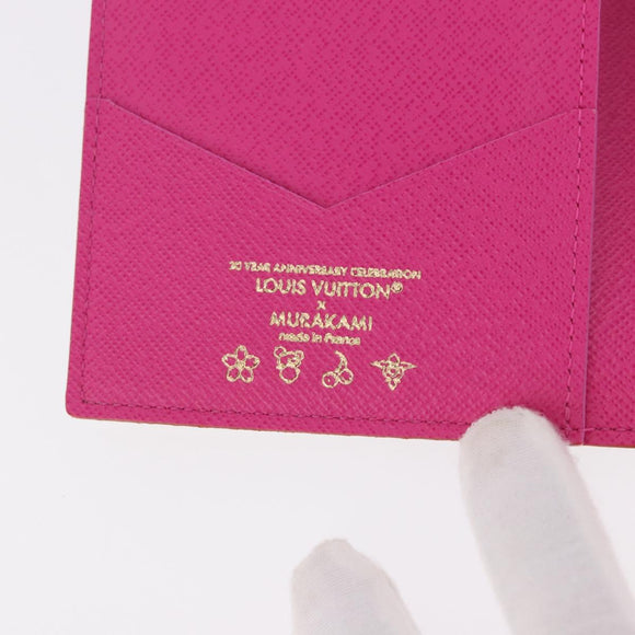 LOUIS VUITTON Multicolor Couverture Passport Case White M14178 Auth 184263SAM