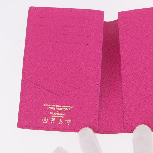 LOUIS VUITTON Multicolor Couverture Passport Case White M14178 Auth 184263SAM