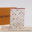 LOUIS VUITTON Multicolor Couverture Passport Case White M14178 Auth 184263SAM-18