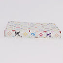 LOUIS VUITTON Multicolor Couverture Passport Case White M14178 Auth 184263SAM-4