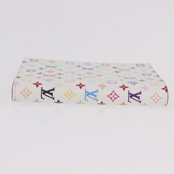 LOUIS VUITTON Multicolor Couverture Passport Case White M14178 Auth 184263SAM