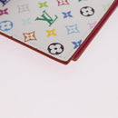 LOUIS VUITTON Multicolor Couverture Passport Case White M14178 Auth 184263SAM-8