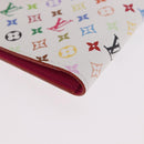 LOUIS VUITTON Multicolor Couverture Passport Case White M14178 Auth 184263SAM-9