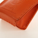 HERMES Sac Orange Charm Bag Leather Orange Auth 184265M-14