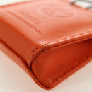 HERMES Sac Orange Charm Bag Leather Orange Auth 184265M-16