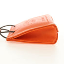 HERMES Sac Orange Charm Bag Leather Orange Auth 184265M-3