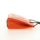 HERMES Sac Orange Charm Bag Leather Orange Auth 184265M-4