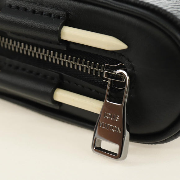 LOUIS VUITTON Monogram Eclipse Set Golf andrews Bag Charm GI0344 LV Auth 184267M