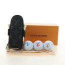 LOUIS VUITTON Monogram Eclipse Set Golf andrews Bag Charm GI0344 LV Auth 184267M-12