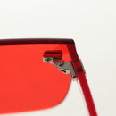 LOUIS VUITTON Monogram LV x Supreme Citymark SP Sunglasses plastic Auth 184270SM-20