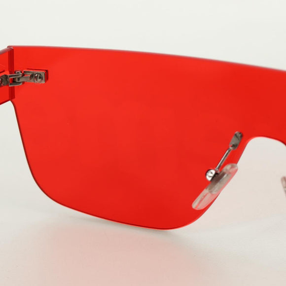 LOUIS VUITTON Monogram LV x Supreme Citymark SP Sunglasses plastic Auth 184270SM