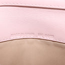 Christian Dior Chain Trotter Canvas Long Wallet Pink Silver Auth 184271-12