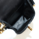 CHANEL Matelasse Chain Shoulder Bag Patent leather Black Gold CC Auth 184272V-9