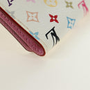LOUIS VUITTON Monogram Multicolor Multicles 4 Sleuteletui Wit M93731 Auth 184273M-15
