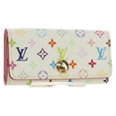 LOUIS VUITTON Monogram Multicolor Multicles 4 Sleuteletui Wit M93731 Auth 184273M-1