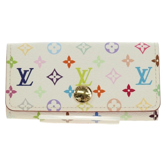 LOUIS VUITTON Monogram Multicolor Multicles 4 Sleuteletui Wit M93731 Auth 184273M