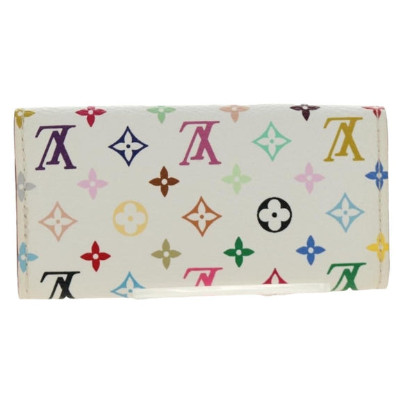 LOUIS VUITTON Monogram Multicolor Multicles 4 Sleuteletui Wit M93731 Auth 184273M