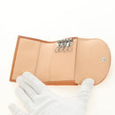 Christian Dior Trotter Canvas Romantic Coin Purse PVC Beige Silver Auth 184275SM-9