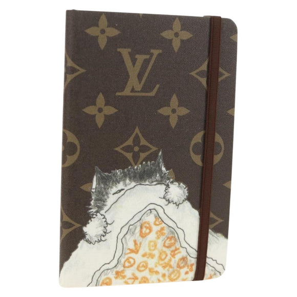 LOUIS VUITTON Catgram Notebook Jane PM Note Cover GI1389 LV Auth 184276M