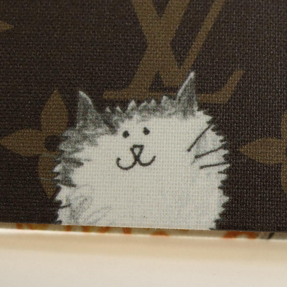 LOUIS VUITTON Catgram Notebook Jane PM Note Cover GI1389 LV Auth 184276M