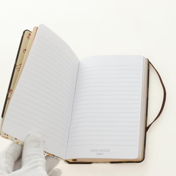 LOUIS VUITTON Catgram Notebook Jane PM Note Cover GI1389 LV Auth 184276M