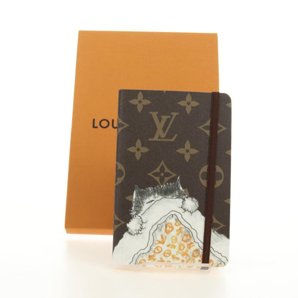 LOUIS VUITTON Catgram Notebook Jane PM Note Cover GI1389 LV Auth 184276M