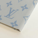 LOUIS VUITTON Monogram Notebook MM Jane Note Light Blue GI1119 Auth 184277M-16