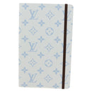 LOUIS VUITTON Monogram Notebook MM Jane Note Light Blue GI1119 Auth 184277M-13