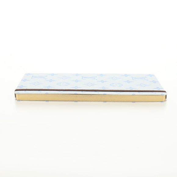 LOUIS VUITTON Monogram Notebook MM Jane Note Light Blue GI1119 Auth 184277M