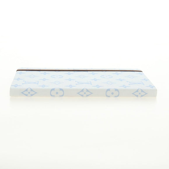 LOUIS VUITTON Monogram Notebook MM Jane Note Light Blue GI1119 Auth 184277M
