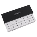 CHANEL Domino plastic Black CC Auth 184280M-1