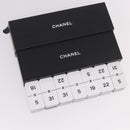 CHANEL Domino plastic Black CC Auth 184280M-29