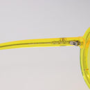 CHANEL Sunglasses Plastic Yellow CC Auth 184281M-9