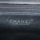 CHANEL Matelasse 25 Chain Shoulder Bag Lamb Skin Black Silver CC Auth 184284V-18
